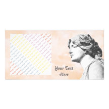 Femme classique cartes de vœux avec photo