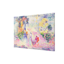 Femme en parc, 1909 (huile sur la toile) toiles tendues