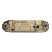 Femmes de bain public de Torii Kiyonaga Skateboards Personnalisés