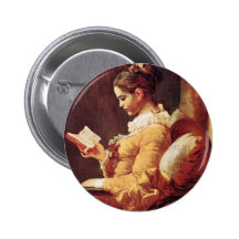 Femmes de lecture par Fragonard, Jean Honoré (meil Badges