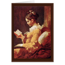 Femmes de lecture par Fragonard, Jean Honoré (meil Carte De Vœux