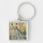 Femmes vintages V3 de 1860s Porte-clefs