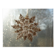 Fenêtre d'hiver cartes postales