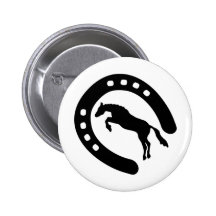 fer à cheval-et-cheval badge