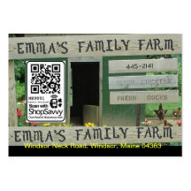 Ferme de la famille d'Emma Modèles De Cartes De Visite