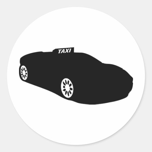 ferrai noir de taxi adhésifs