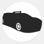 ferrai noir de taxi autocollants