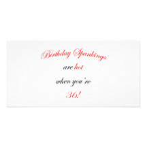 Fessée de 36 anniversaires photocarte customisée