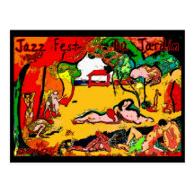 Fest Du Jardin 2010 de jazz Carte Postale