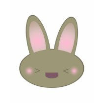 FESTIN DE PÂQUES DE CHOCOLAT DE LAPIN DE KAWAII