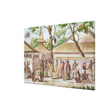 Festival religieux dans Caieli, île de Buru Impressions Sur Toile