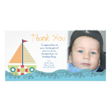 Fête d'anniversaire du bébé de Merci ?ère Photocar Photocarte