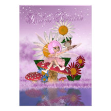 Fête d'anniversaire féerique de princesse - invita