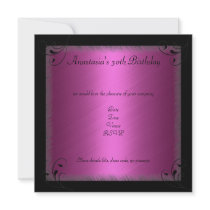 Fête d'anniversaire florale de noir de roses indie