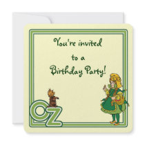 Fête d'anniversaire vintage de fille de magicien d