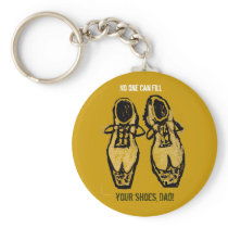 Fête des pères vintage Keychain des chaussures des