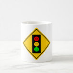 Feu d'arrêt déprimé en avant mugs à café