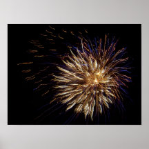 feu d'artifice été posters
