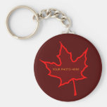 Feuille d'automne porte-clef