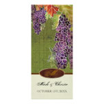 Feuille de raisin d'automne de monogramme de faire