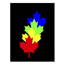 Feuille d'érable - Canada Cartes Postales