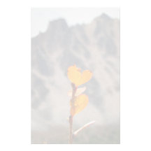 Feuille en forme de coeur papier à lettre personnalisé