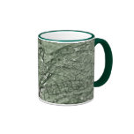 Feuille verte usée 11 onces tasse