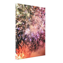 FEUX D'ARTIFICE IMPRESSION SUR TOILE