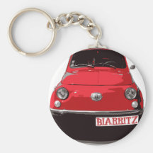 Fiat 500 Biarritz Porte-clef