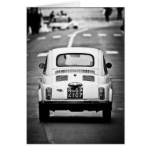 Fiat 500 Rome Wenskaart
