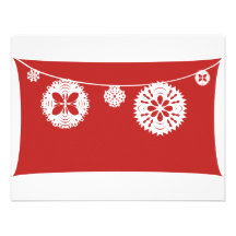 Ficelle de flocon de neige faire-part