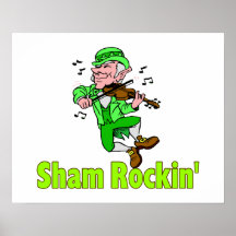 Fiddle van Rockin van de veinzerij Poster