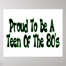 Fier pour être les années 80 de l'adolescence affiches