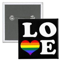 Fierté d'arc-en-ciel d'amour pin's