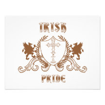 Fierté irlandaise invitations personnalisées