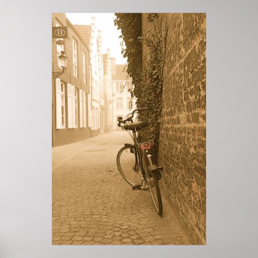 Fiets in België Plaat