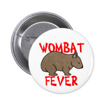 Fièvre de wombat badges
