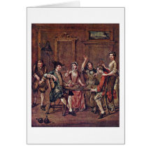 Figures de Marcellus Laroon le plus jeune Cartes De Vœux