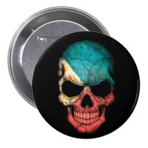 Filipino Flag Skull on Black
