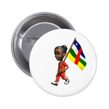 Fille centrafricaine badge