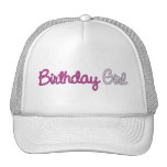 Fille d'anniversaire casquette de camionneur