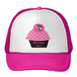 Fille d'anniversaire de petit gâteau de Girlie Got Casquettes