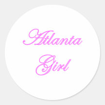 Fille d'Atlanta Autocollant