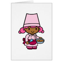 Fille de Baker Cartes De Vœux