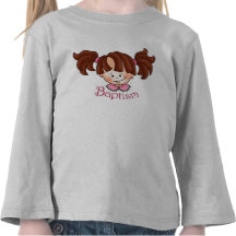 Fille de baptême t-shirt