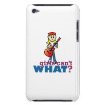 Fille de guitare coques barely there iPod