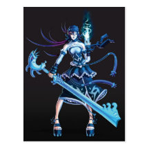 Fille de pirate d'Anime Cartes Postales