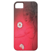 Fille d'imaginaire coque iPhone 5