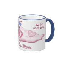Fille d'ours de parapluie pour la nouvelle maman - tasse
