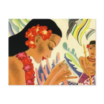 Fille hawaïenne